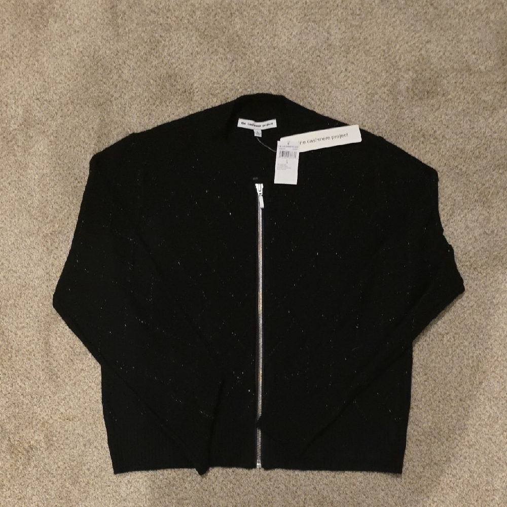 Women's Black Cardigan Sweater